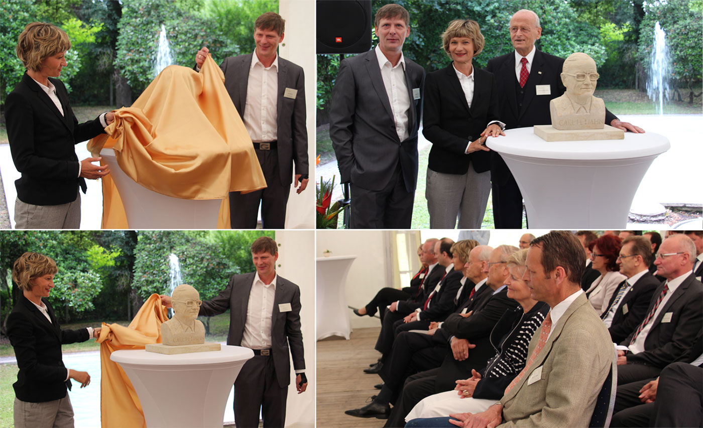 Feierliche Überraschung in der „Villa Hahn“: Impressionen der Enthüllung der Büste Feierliche Überraschung in der „Villa Hahn“: Impressionen der Enthüllung der Büste