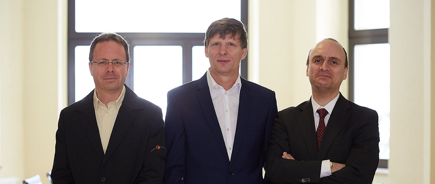Janko Nebel, Uwe Bauch, Lavinio Cerquetti - Vorstand der community4you AG