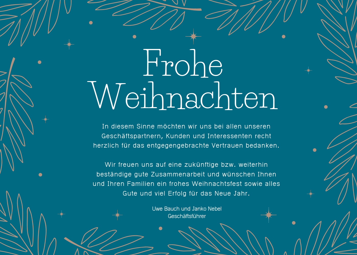 community4you wünscht eine frohe Weihnacht!
