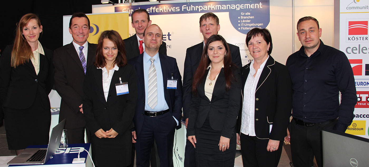 community4you AG präsentiert comm.fleet auf dem Fuhrpark-FORUM 2014 | Messeteam der community4you AG community4you AG präsentiert comm.fleet auf dem Fuhrpark-FORUM 2014 | Messeteam der community4you AG