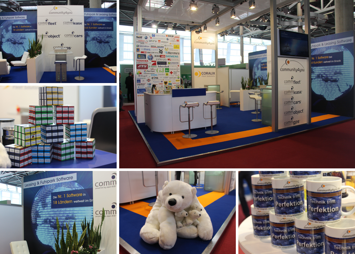 community4you AG - Messestand auf dem Fuhrpark-Forum 2015 community4you AG - Messestand auf dem Fuhrpark-Forum 2015