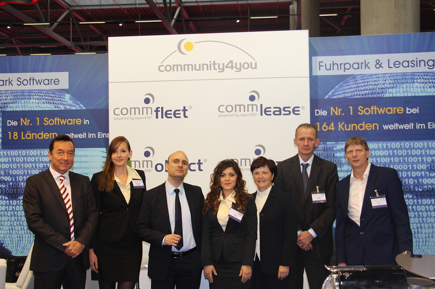 community4you AG - Messeteam auf dem Fuhrpark-Forum 2015 community4you AG - Messeteam auf dem Fuhrpark-Forum 2015