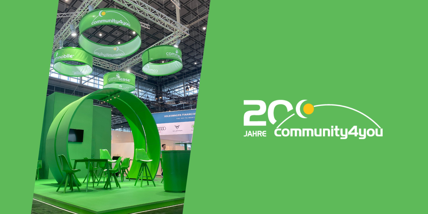 Der führende Fuhrpark Software Hersteller community4you sticht auf der Fuhrparkmesse FLOTTE! aus der Masse der Aussteller Der führende Fuhrpark Software Hersteller community4you sticht auf der Fuhrparkmesse FLOTTE! aus der Masse der Aussteller