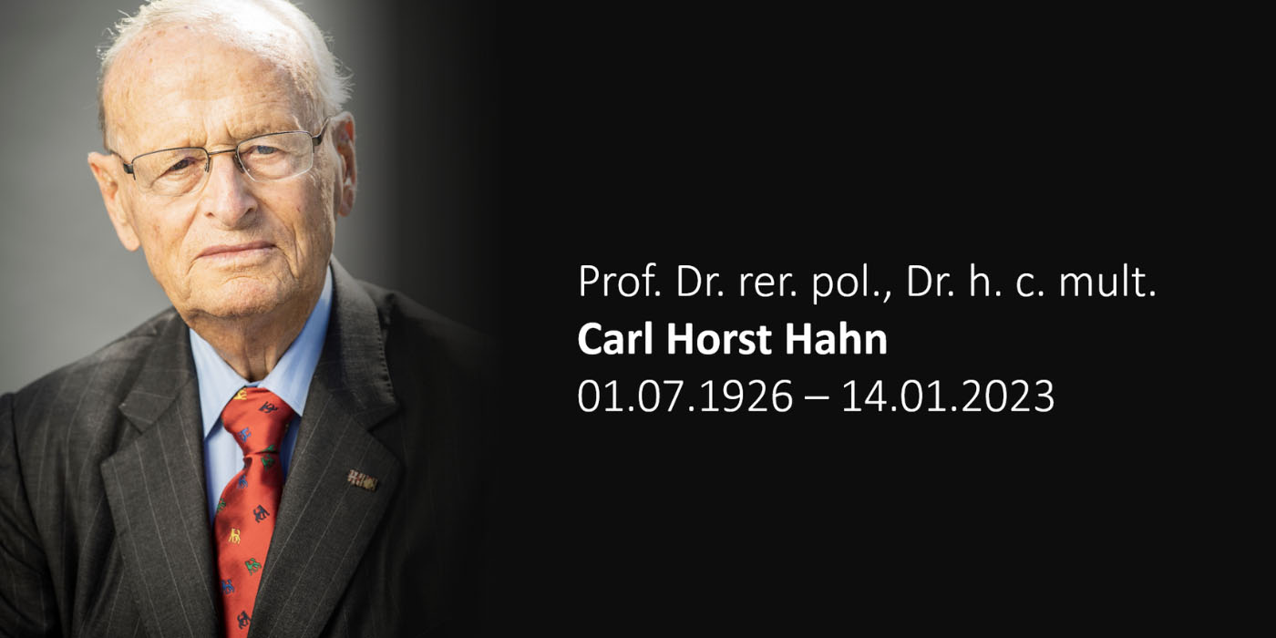 Bei einer Veranstaltung am 28.04.2023 im Chemnitzer Rathaus wurde das Lebenswerk des ehemaligen VW Vorstandsvorsitzenden Carl Hahn gewürdigt