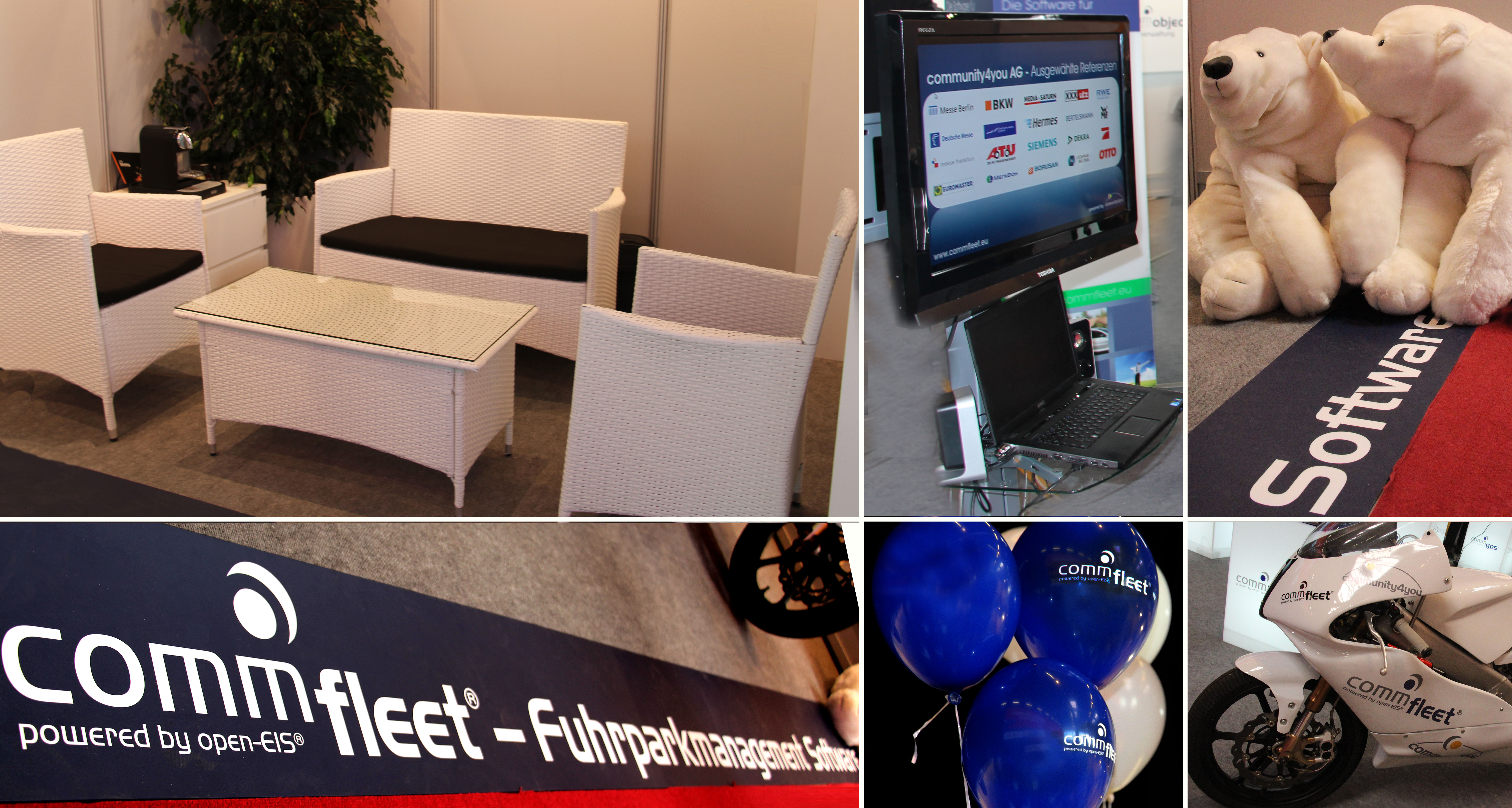 community4you AG presents comm.fleet at the fleet Forum 2014 | Impressions