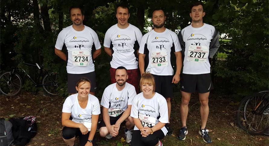 Chemnitzer Firmenlauf 2017: community4you AG with commitment and team spirit