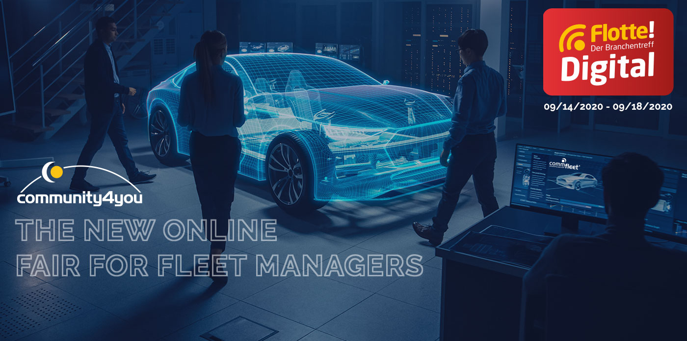 community4you presents its fleet management software and fleet apps at the online trade fair flotte.digital community4you presents its fleet management software and fleet apps at the online trade fair flotte.digital